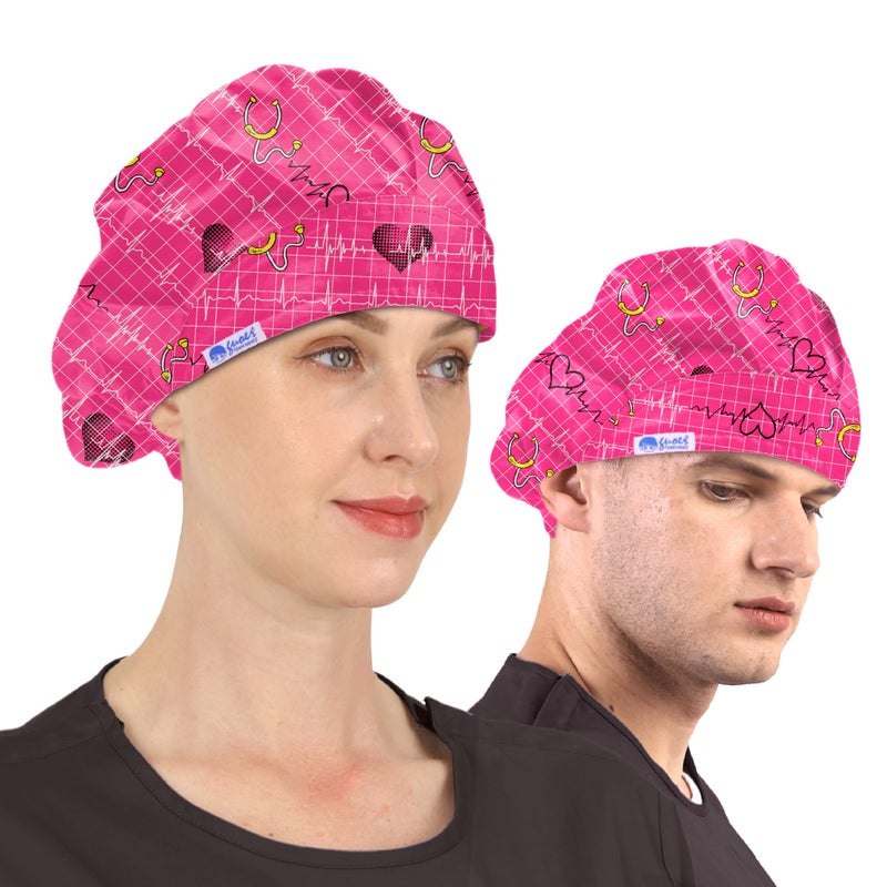 GUOER Cap Working Hat Bouffant Cap One Size Multi Color(22B20B) - Image 2